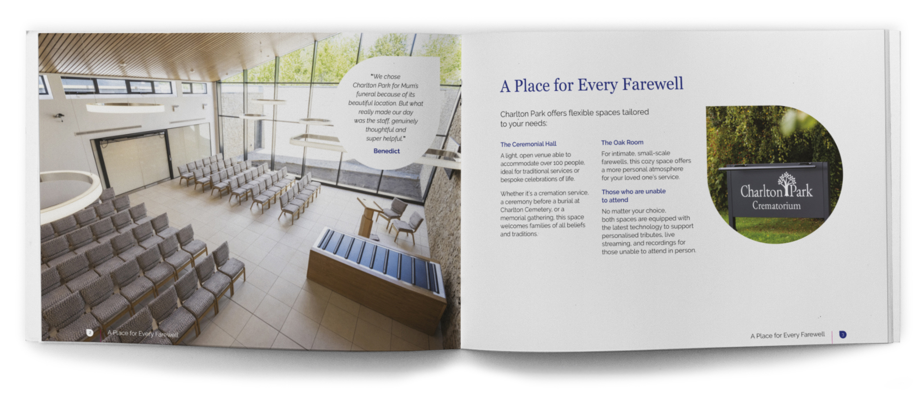 Charlton Park Crematorium Brochure